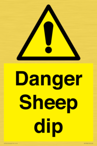Danger Sheep dip